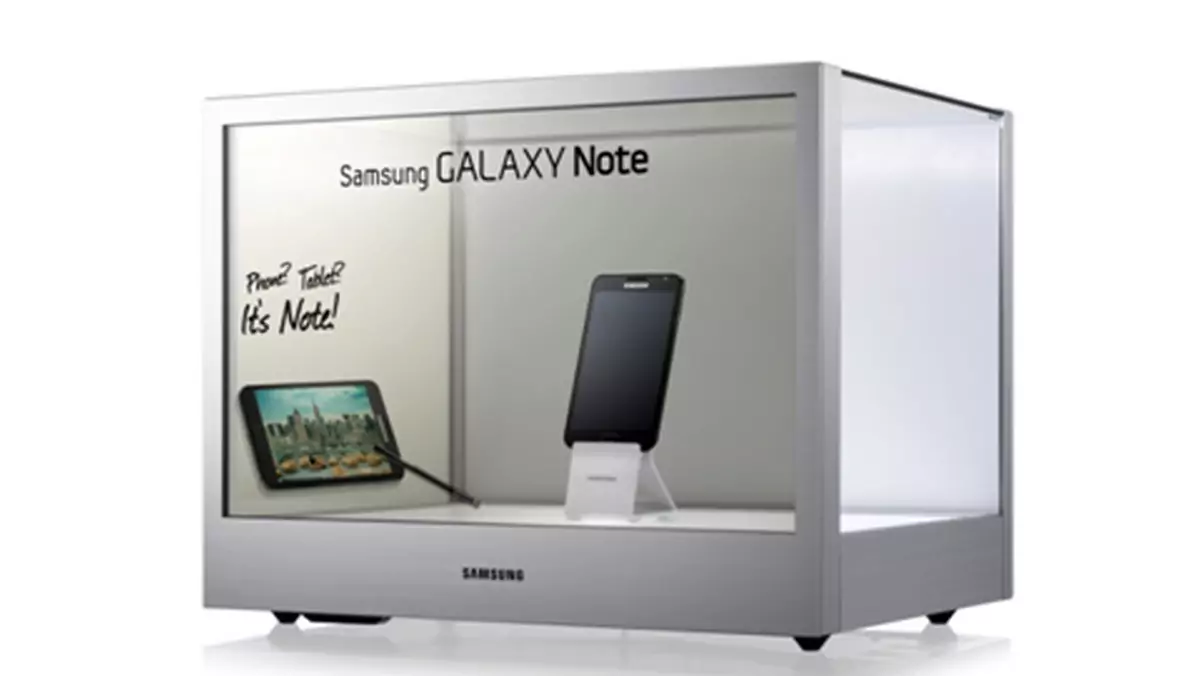 Samsung Galaxy Note 2 zostanie pokazany na targach IFA za interaktywną szybą