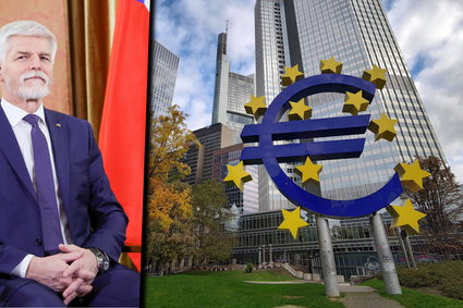 Prezydent Czech stosuje "manewr Tuska". Polska może być wyspą bez euro