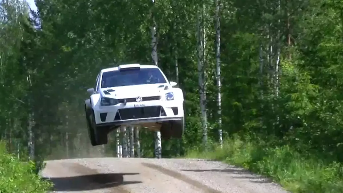 Latający Volkswagen Polo R WRC (video)