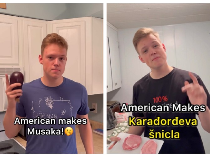Amerikanac pokazao na Instagramu kako sprema musaku i Karađorđevu šniclu