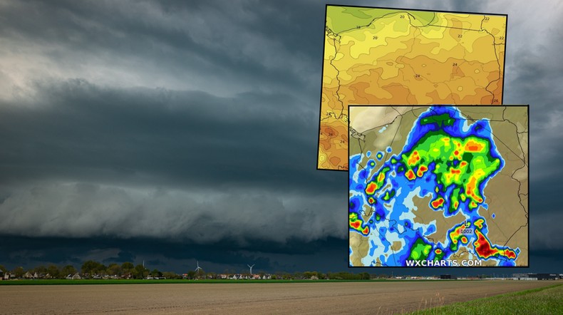 Na horyzoncie częste i znaczne zawirowania w pogodzie. Aura da nam się mocno we znaki (mapy: wxcharts.com)