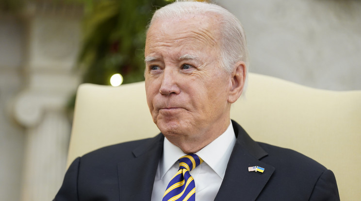 A Fehér Ház is közleményt adott ki. A fotón Joe Biden, amerikai elnök látható/Fotó: MTI/AP/Evan Vucci