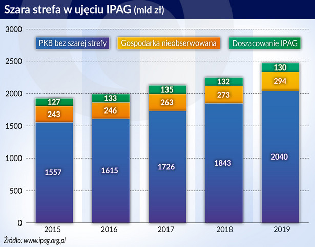 Szara strefa w ujęciu IPAG (graf. Obserwator Finansowy)