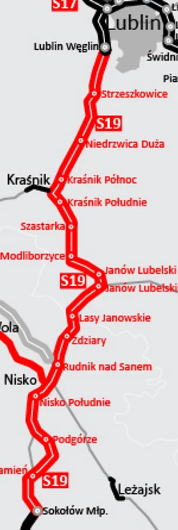 S19 Lublin - Rzeszów