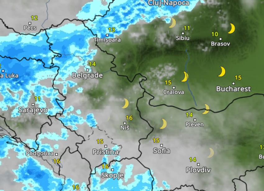 Kako se promena vremena kreće u Srbiji 15. maja u 22. sata
