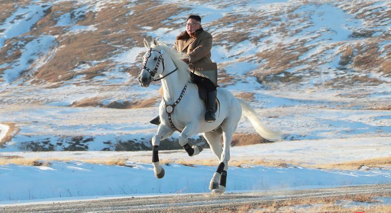 Kim Jong Un Mt. Paektu