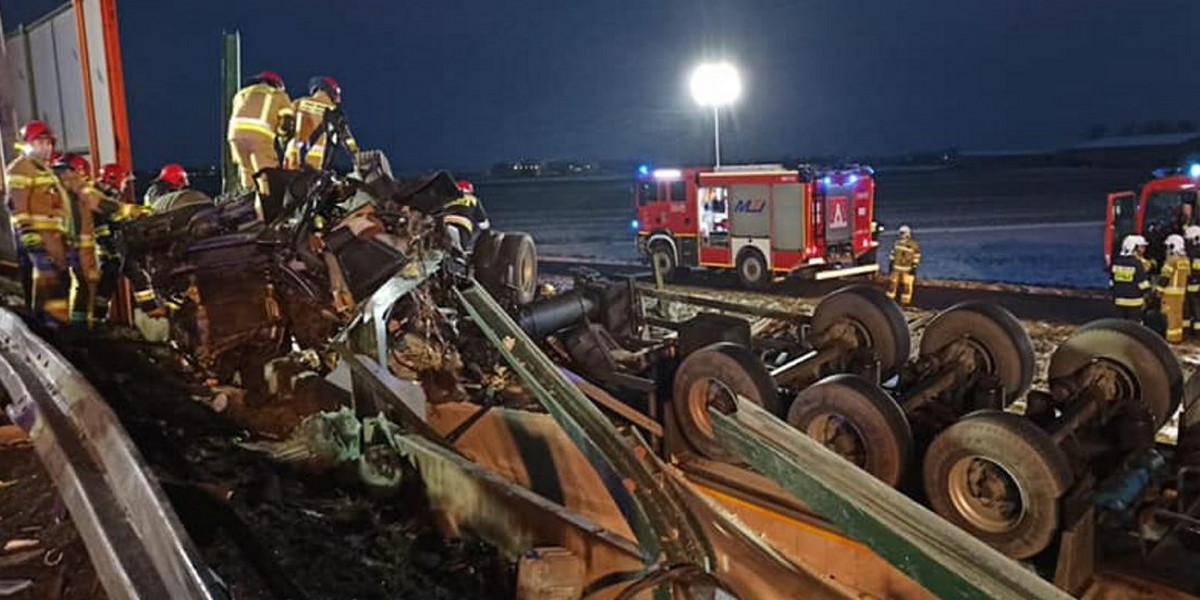 Tragiczny wypadek na autostradowej obwodnicy Poznania.