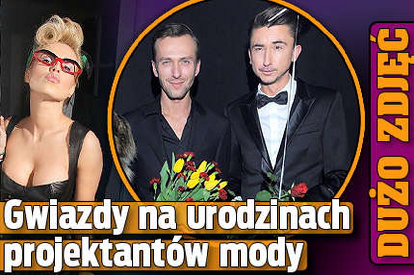 Gwiazdy na urodzinach kreatorów mody. Dużo zdjęć