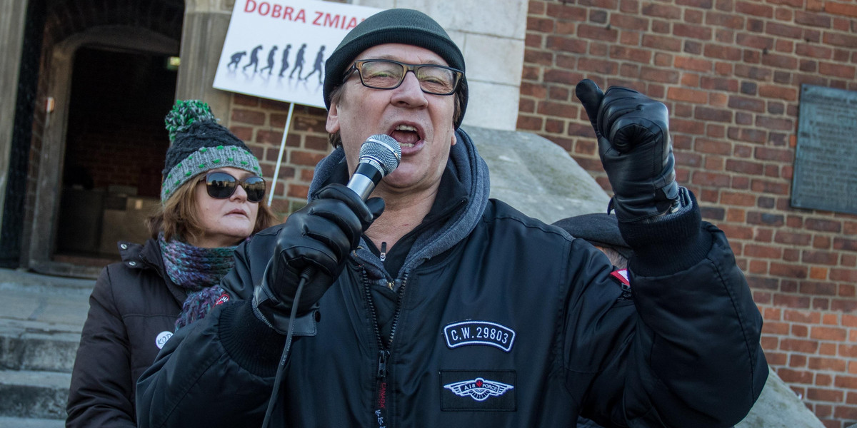 Maleńczuk pobił demonstranta!?