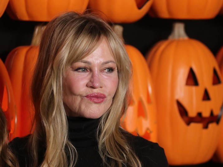 Melanie Griffith - jej twarz wygląda na taką, która wiele przeszła...