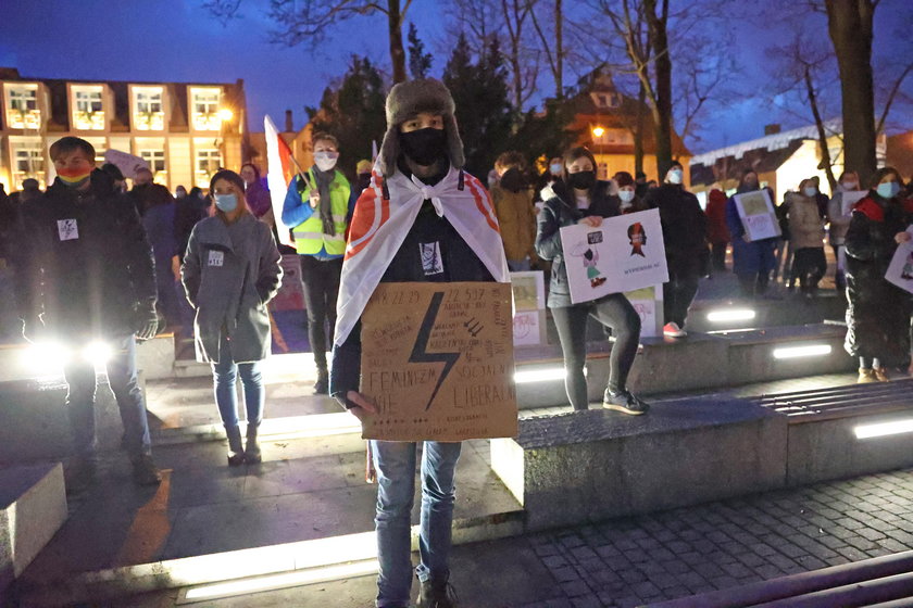 Protest przeciwko wyrokowi TK w Zielonej Górze 