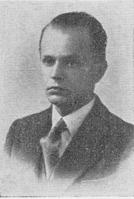 Jan Hoppe, jeden z więźniów obozu (fot. z 1936 r., domena publiczna).