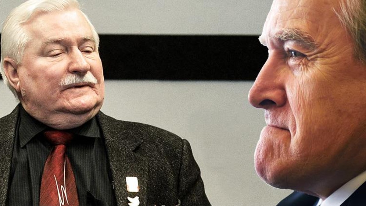 Lech Wałęsa i Piotr Gliński