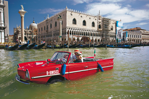 Amphicar 770 - Czyli amfibią po Wenecji