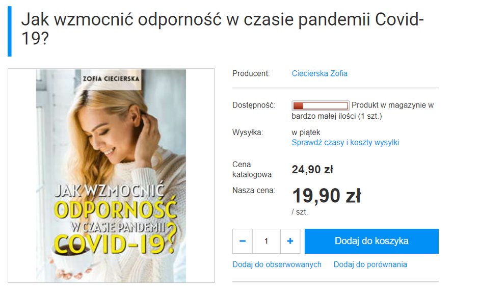 "Jak wzmocnić odporność w czasie pandemii Covid-19?"