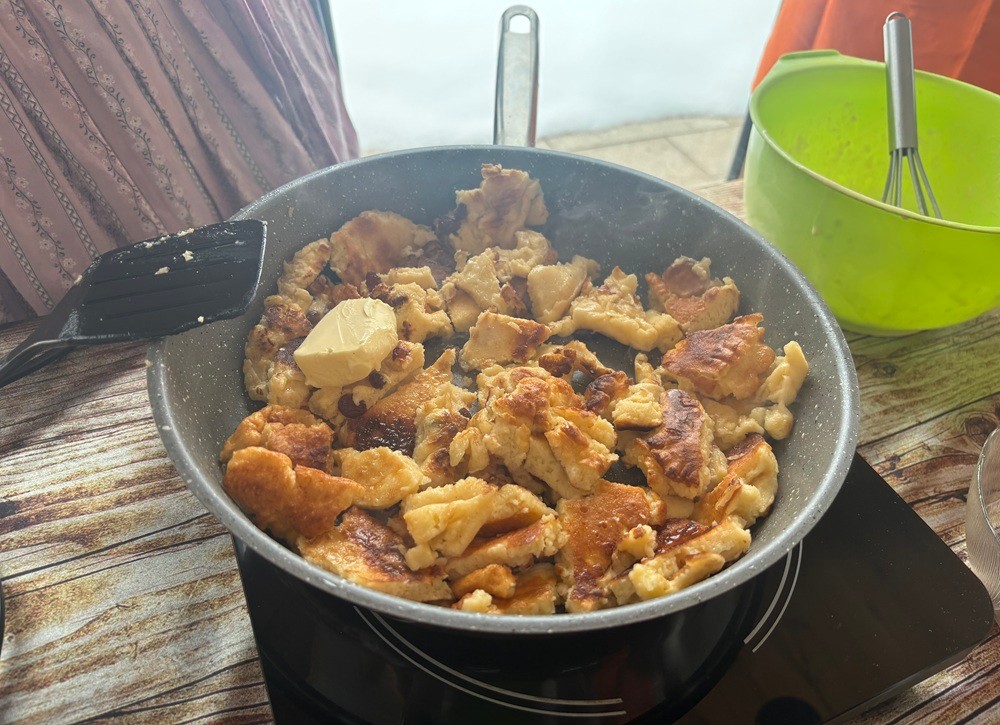 Klasický cisársky trhanec: recept a postup krok za krokom.