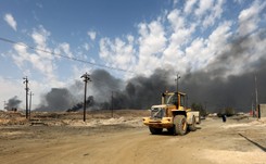 Ciężkie walki o Mosul. 'Dżihadyści, poddajcie się, albo zginiecie' [ZDJĘCIA]