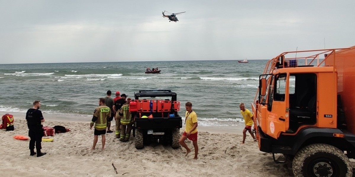 Rozewie. Tragedia nad Bałtykiem. Chodzi o turystów z Częstochowy