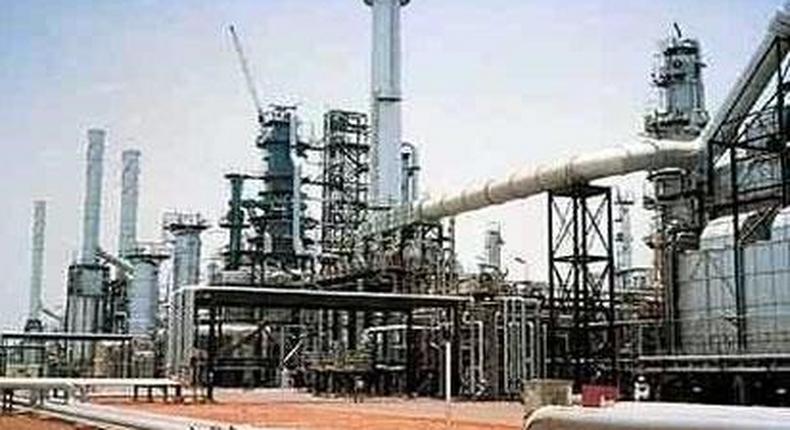 An oil refinery in Nigeria
