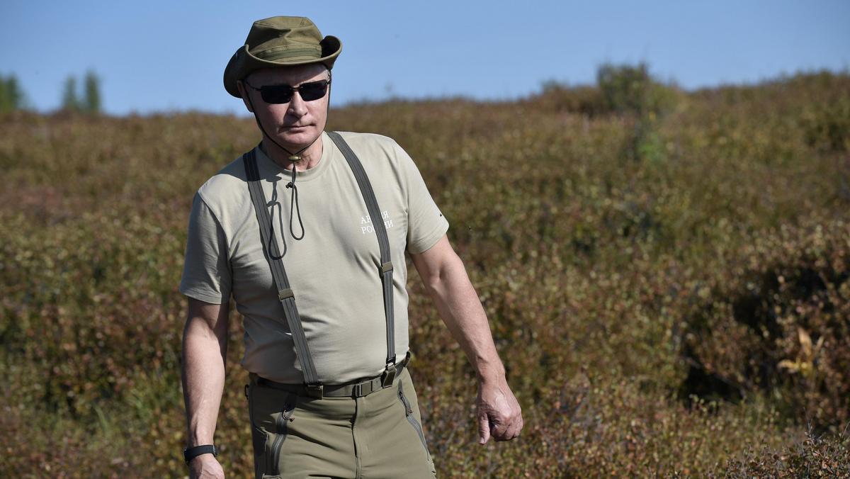 Władimir Putin na wakacjach