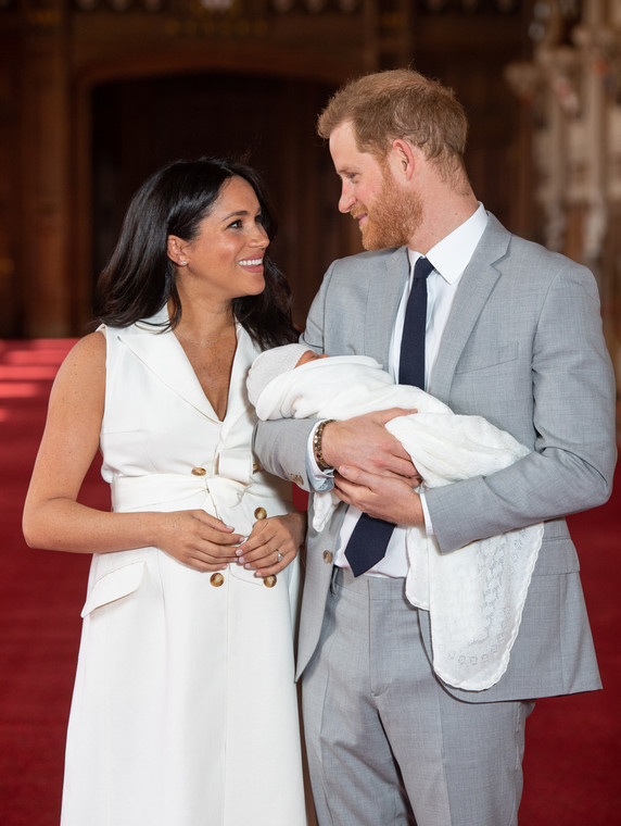 księżna Meghan, książę Harry i Archie