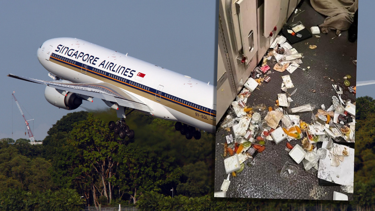 Rozpaczliwa walka o życie na pokładzie samolotu Singapore Airlines. Potężne turbulencje. Nagranie z samolotu