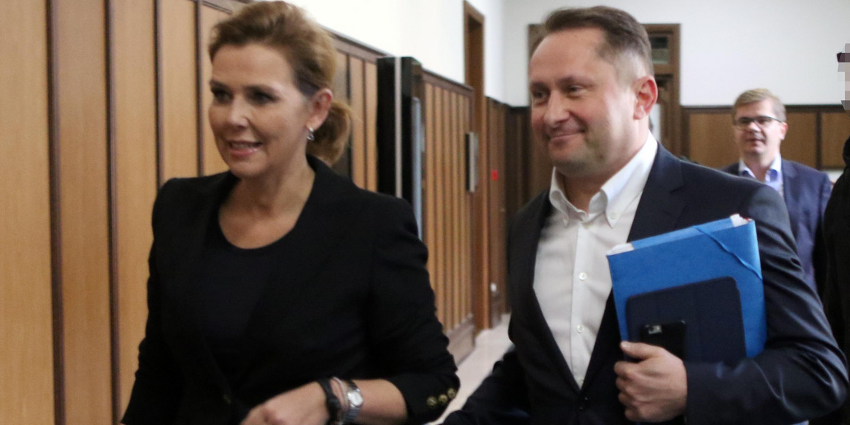 Kamil Durczok w sądzie z żoną