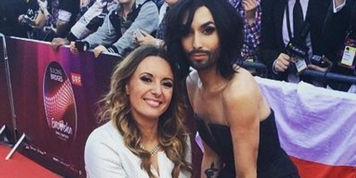 Monika Kuszyńska i Conchita Wurst