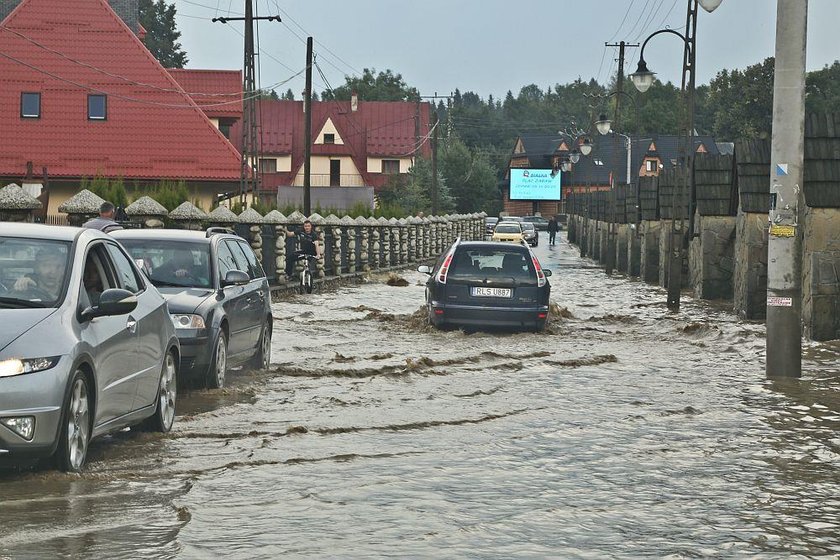 Nawałnice nad Podhalem