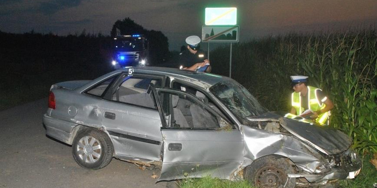 Wypadek w Besku koło Sanoka. Kierowca był pijany