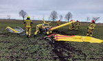 Katastrofa samolotu niedaleko Gdańska. Dwie osoby zostały ranne