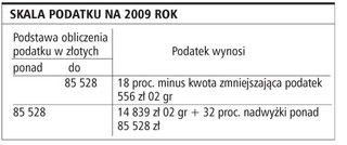 Podatki 2009: Mniej stawek, te same koszty i niższa ulga na dzieci