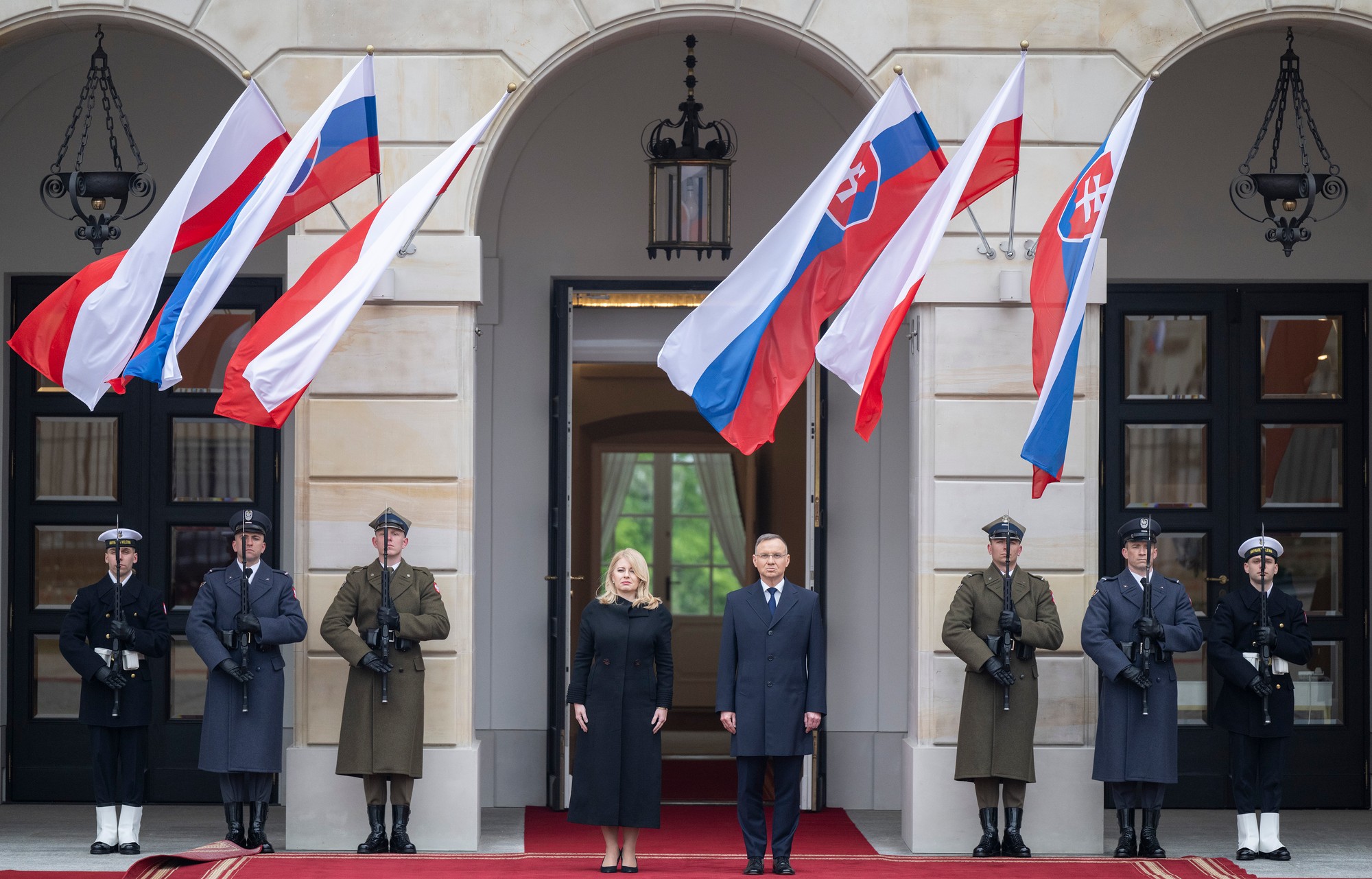 Zuzana Čaputová na rozlúčkovej návšteve Poľska.