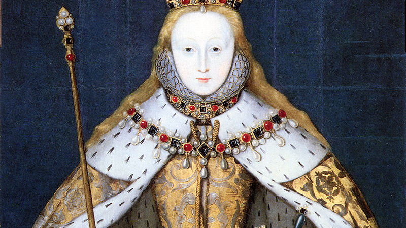 Portret koronacyjny Elżbiety, miała wtedy 26 lat