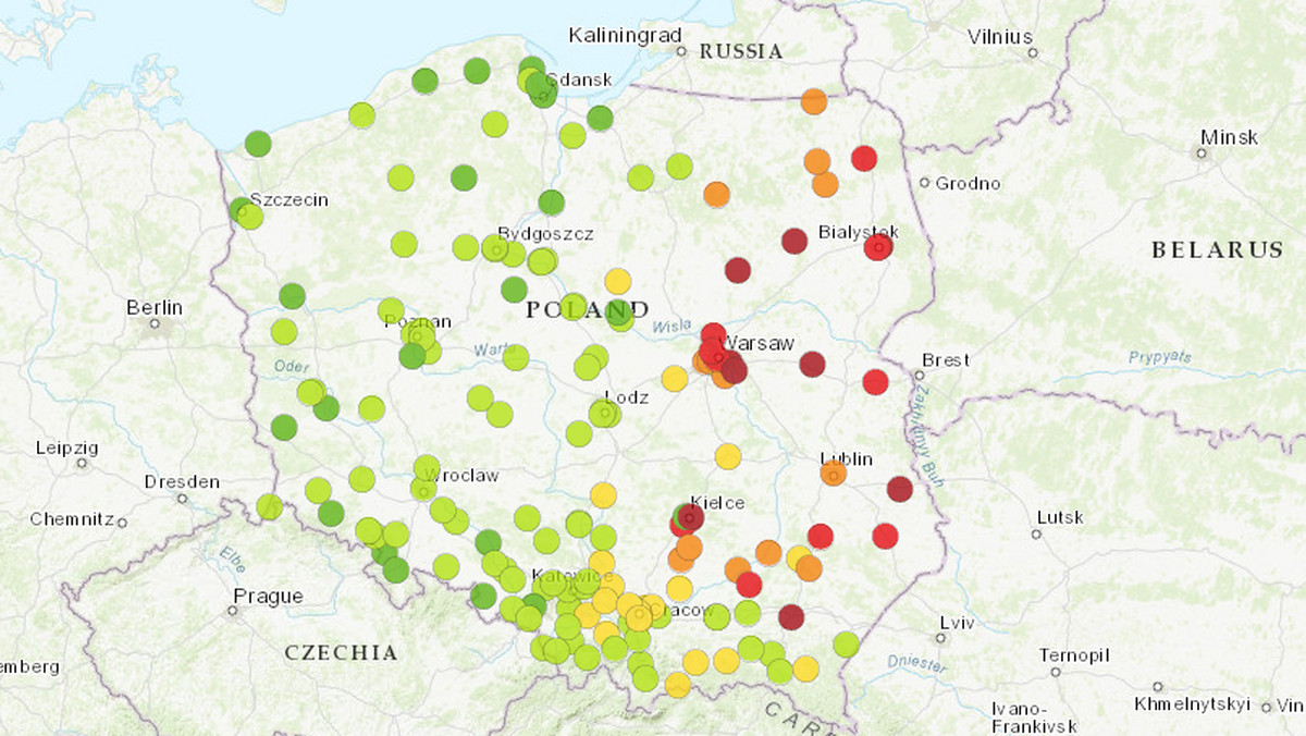 Groźny pył znad Ukrainy nad Polską. Oto regiony z najgorszą sytuacją
