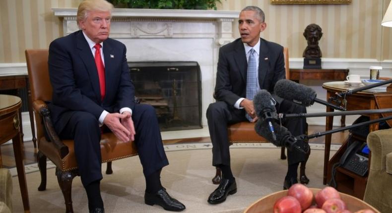 When US President Barack Obama and President-elect Donald Trump met in the Oval Office the tone was cordial, but has changed with each incendiary Trump tweet