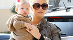 Jessica Simpson z córką Maxwell na zakupach (fot. Agencja BE&amp;W)