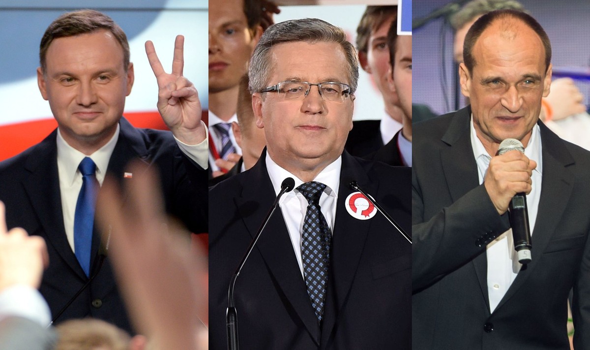 Andrzej Duda, Bronisław Komorowski, Paweł Kukiz