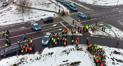 Gorąco na granicy w Dorohusku. Protest rozwiązany, teraz czas na ruch nowego rządu