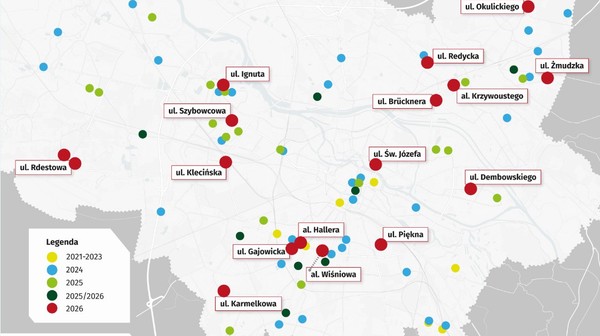 Wrocław na Dobrej Drodze w latach minionych i w 2026 roku - lokalizacje