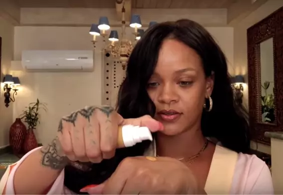 Rihanna pokazuje swój idealny make-up w 10 minut. Film ma już prawie 5 milionów odsłon
