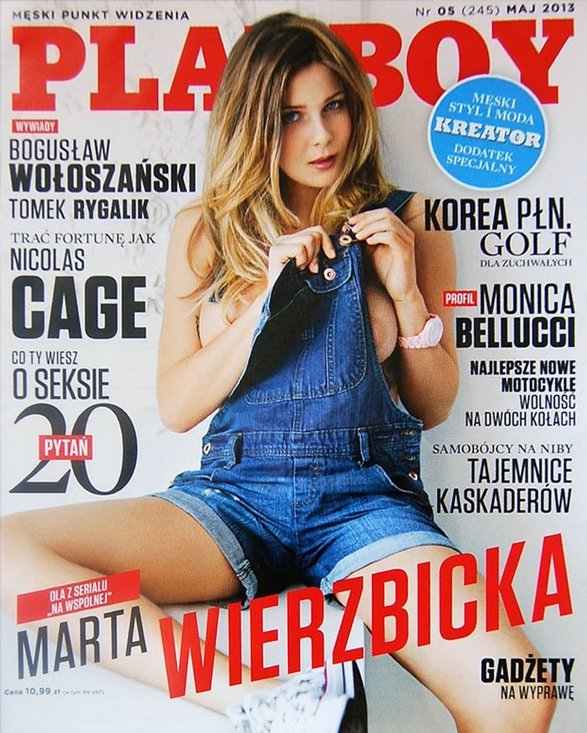 Marta Wierzbicka na okładce "Playboya"