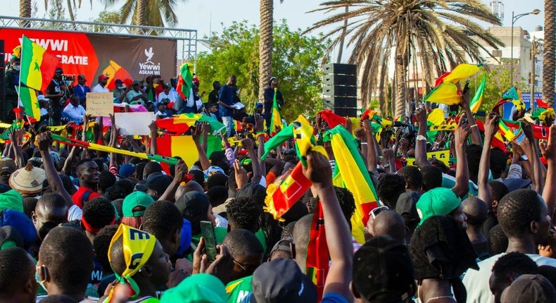 Manifestation de l'opposition, Sénégal.