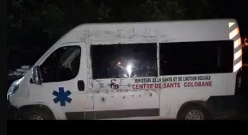 Le véhicule qui sert d'ambulance au Centre de santé de Colobane à Kolda.