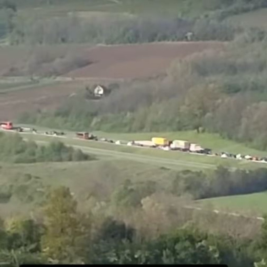 Gužve od Malog Požarevca ka Beogradu