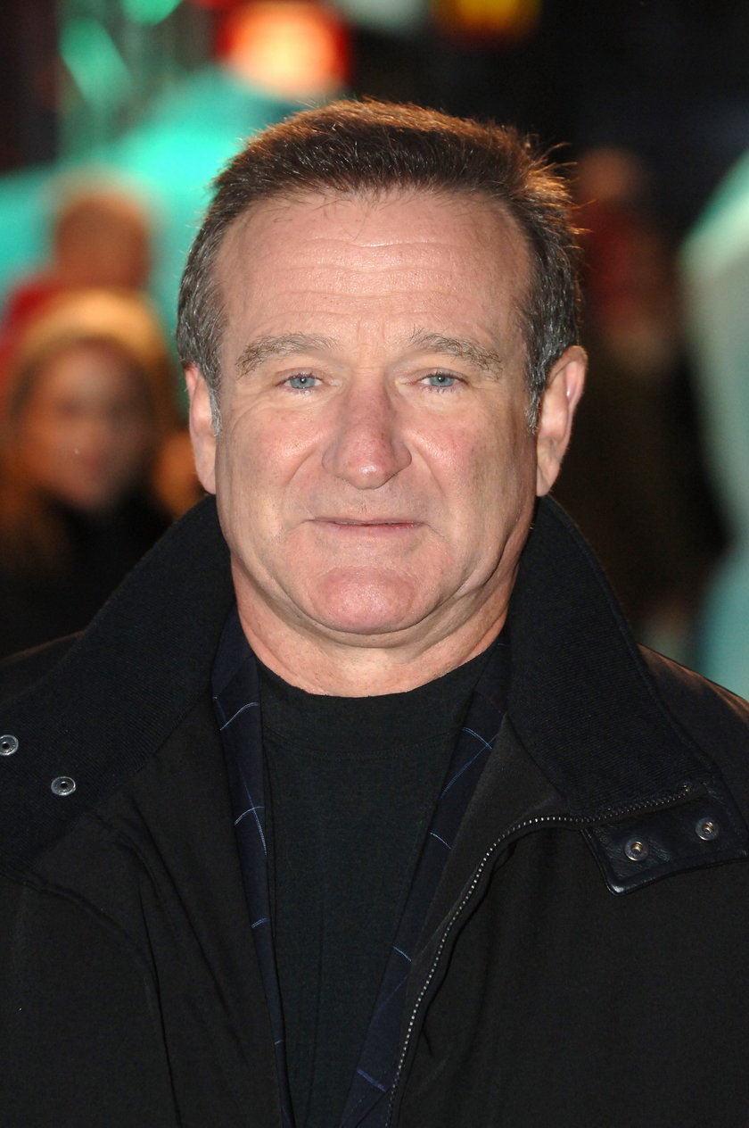 Robin Williams w czerni w 2006 roku
