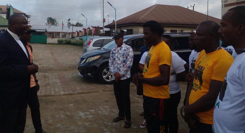 Tinubu: S/East, S/South APC youths kick off jogging from Yenagoa to Lagos