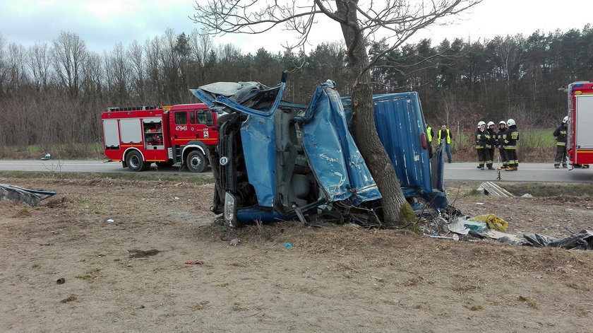 Śmiertelny wypadek na Opolszczyźnie. Pijany kierowca z impetem uderzył w drzewo