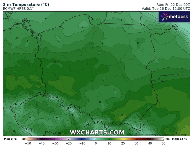 Będzie wyjątkowo ciepło, miejscami nawet powyżej 10 st. C