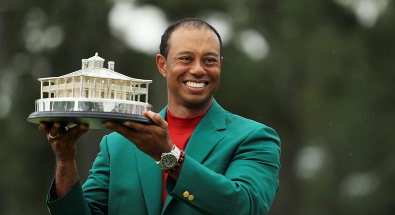 Tiger Woods is the only billionaire to have actually won the Masters Tournament, though many attend each year.Mike Ehrmann/Getty Images